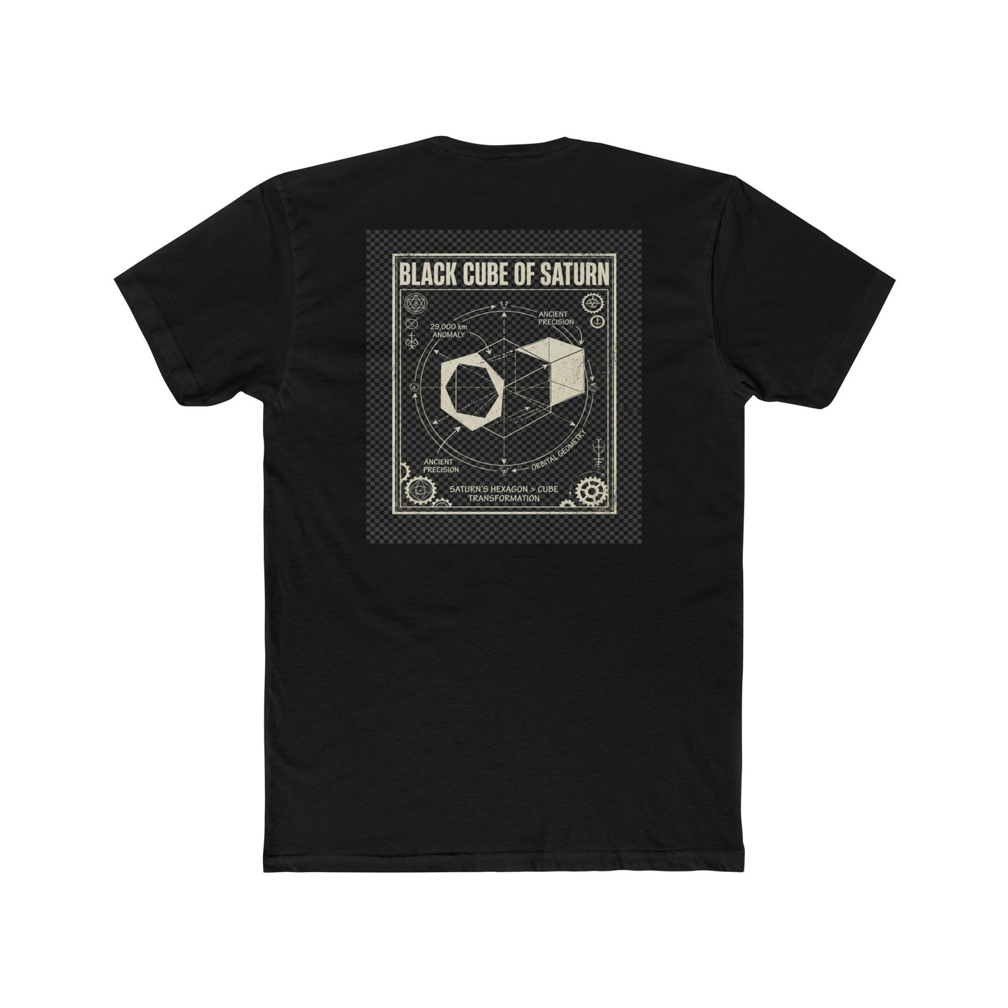 Black Cube of Saturn Tee
