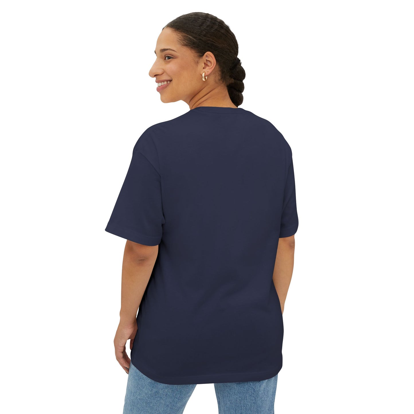 Saturn's Hexagon Unisex Oversized Boxy Tee