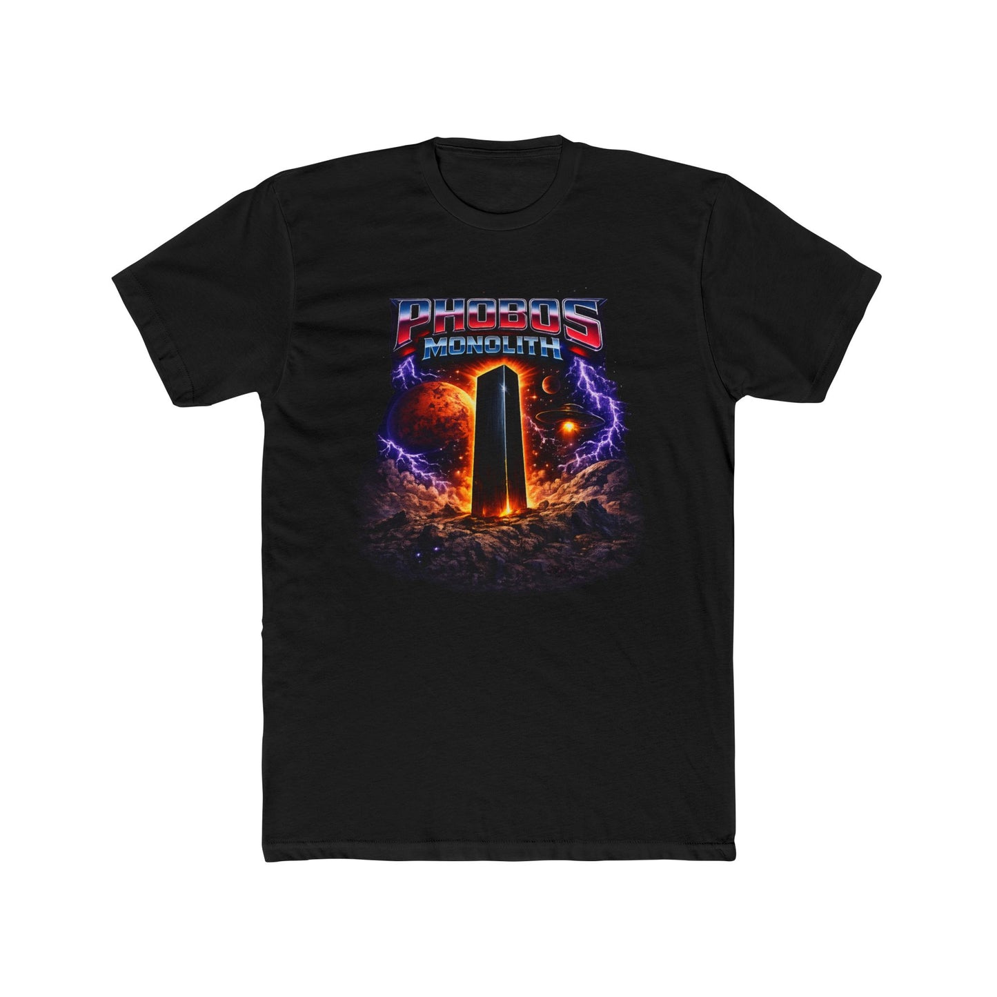 Monolith Portal Graphic Tee — Sci‑Fi Band Style T-Shirt