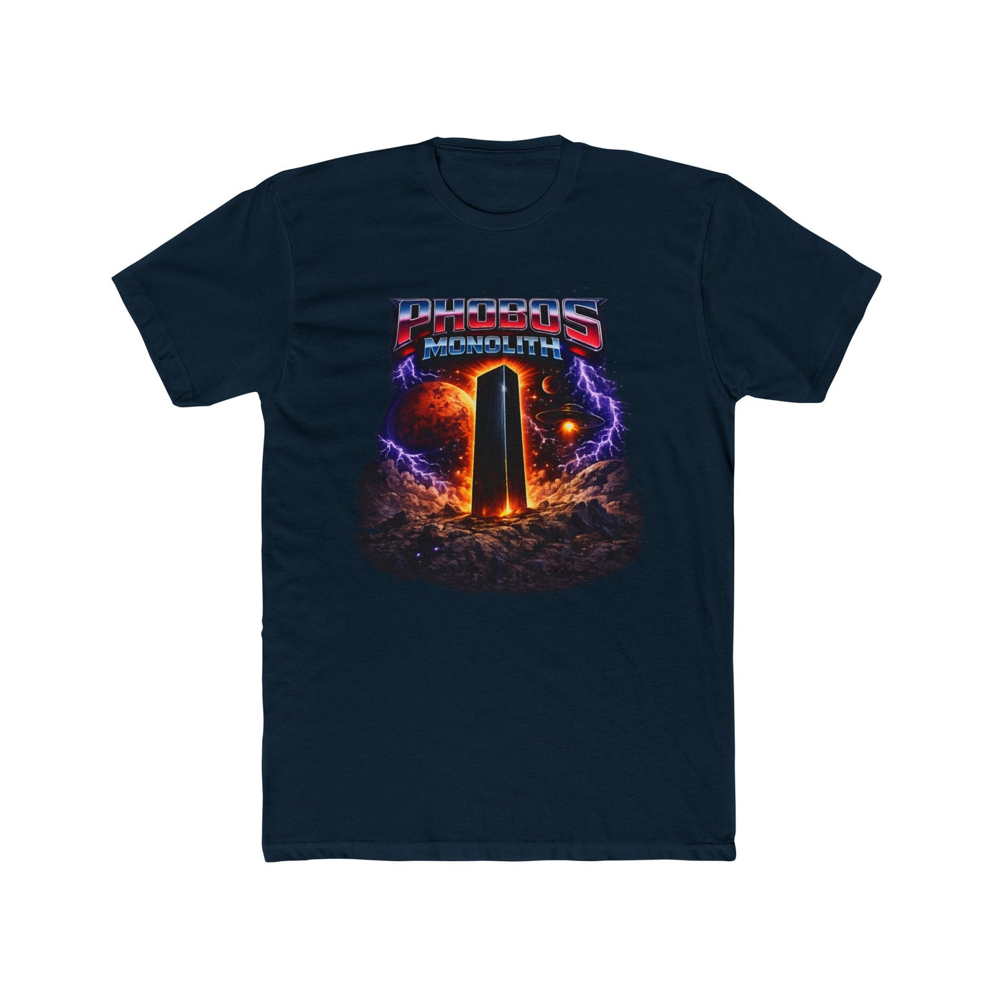 Monolith Portal Graphic Tee — Sci‑Fi Band Style T-Shirt